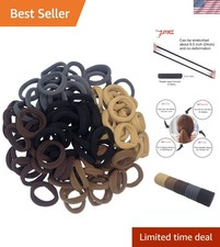 Durable Cotton Scrunchies Set of 100 - Non-Slip Hair Accessories for All Styles