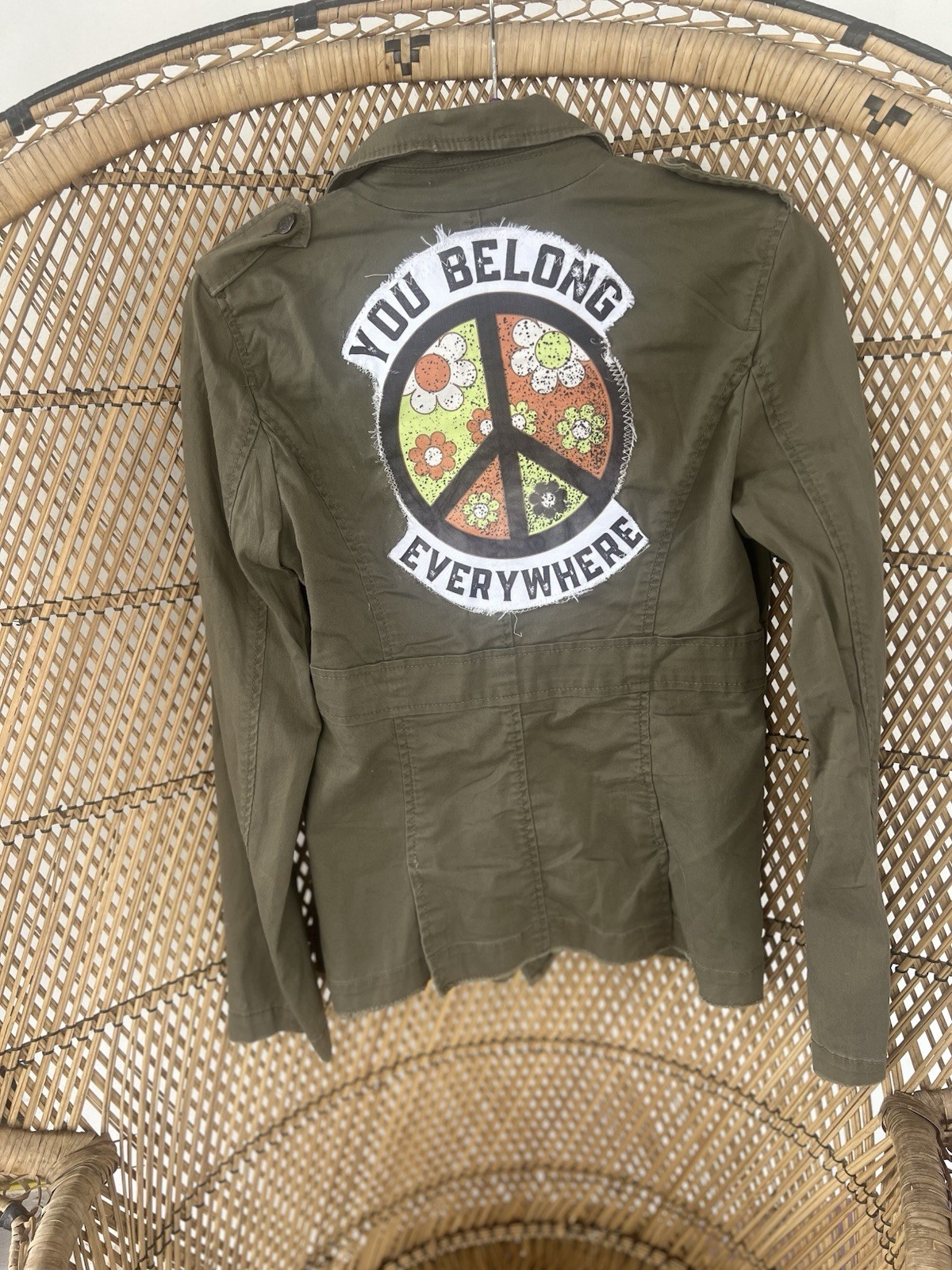 Green Military Jacket - image 4