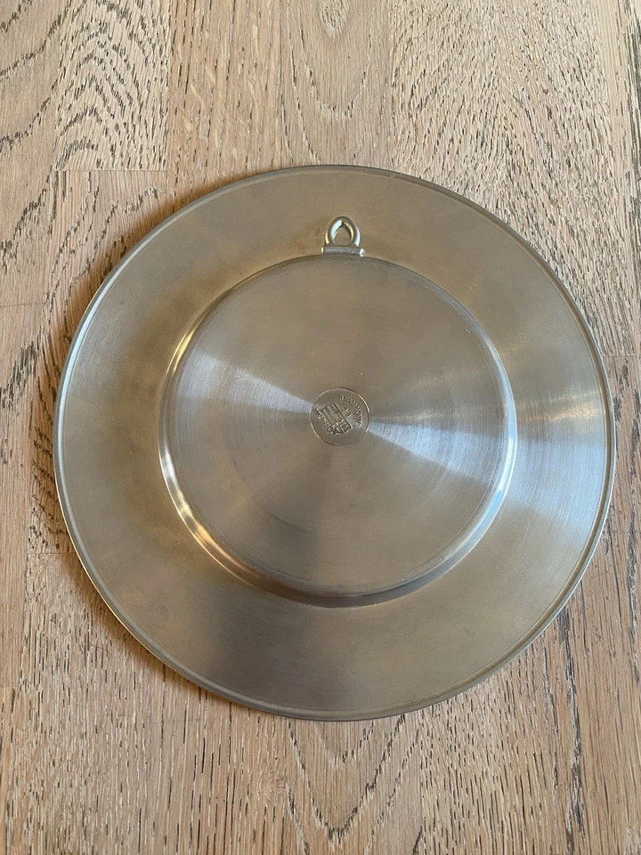 Hochwertiger Geburtsteller Taufteller aus Zinn incl.Gravur - Bild 2 von 3