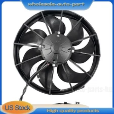 VA01-AP90/VLL-66A 12" Electric Puller Fan For 30103202 Spal Racing Motorcycle US