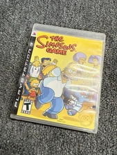 The Simpsons Game (Sony PlayStation 3, 2007) Complete W/ Manual  PS3