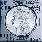 1882 CC BU GEM MORGAN SILVER DOLLAR UNC MS+++ U.S. MINT RARE KEY COIN 8203