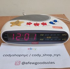 PLAYSKOOL Kids Vintage Digital Alarm Clock AM/FM Radio 1992 Tested PS-360