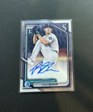 2024 Bowman Draft Ryan Sloan 1st Bowman Base Auto(c) Mariners