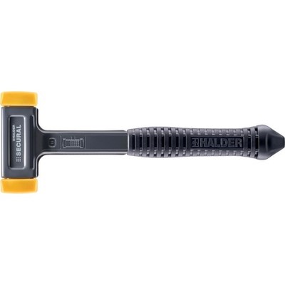 HALDER SECURAL plus Schonhammer 30 x 40 mm Gummihammer Hammer Kunststoffhammer