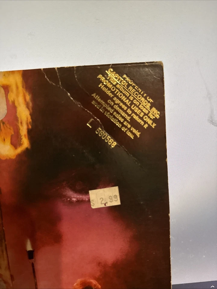 WASP - self titled 1st pressing Gold Stamp promo vinyl LP VG Foto 2 de 4