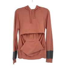 Boob B.warmer Maternity and Nursing Hoodie in Canyon Clay Size M