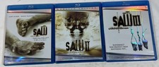 Saw 1-2-3 BLOCKBUSTER Collection Blu-ray Unrated Edition Lot