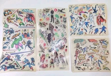 Lot of 17 Sheets Presto Magix Rub On Transfers Vintage