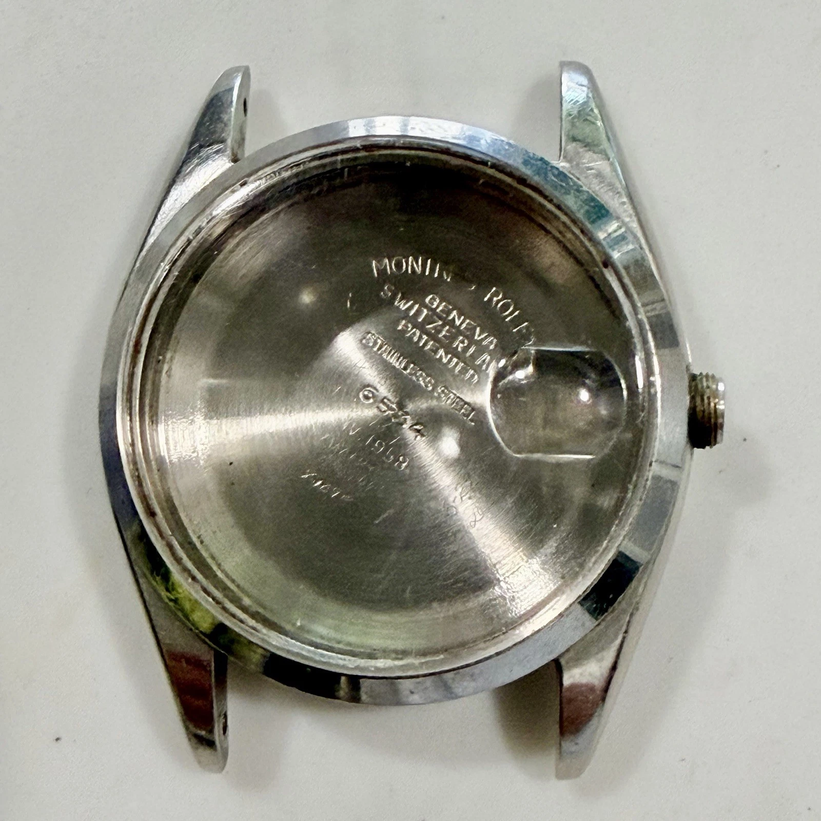 Rolex — Vintage ROLEX Oyster 6534 34mm Middle Case & Back-Case For Movement Cal 1030