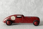 Vintage French Dinky Meccano Toy Early STREAMLINE Pre-War Racing Car #gD508
