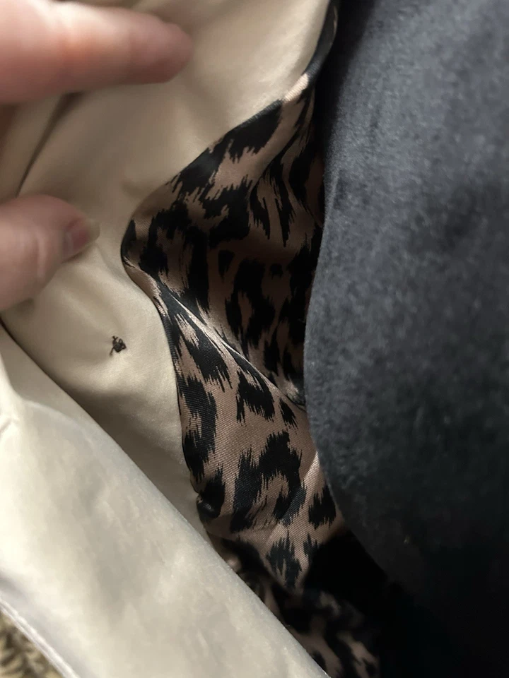 Gabardina clásica para mujer Joan Rivers talla M--color beige Foto 4 de 4