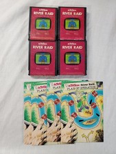 Cartucho y manual River Raid (Atari 2600, 1982)