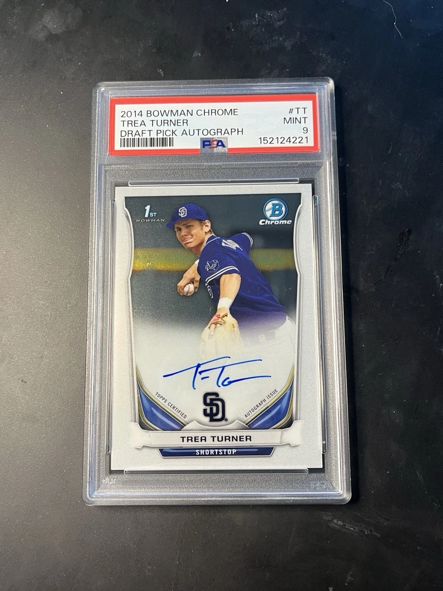 Trea Turner Professional Sports Authenticator (PSA) Baseball