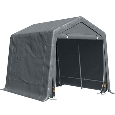 #ad 9#x27;x8#x27; Heavy Duty Garden Garage Outdoor Bike Shed Lawn Mower Storage Tent Shelter $215.97