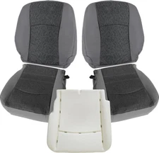 Cloth Seat Covers + Driver Foam for 2013–2018 Ram 1500–5500 Pickup Truck