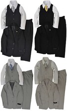 JL5040 Johnnie Lene Dress Up Boys Boy Kids Designer Formal Suit Set