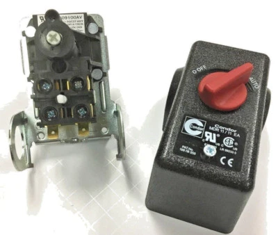 CAMPBELL HAUSFELD AIR COMPRESSOR PRESSURE REGULATOR SWITCH 100-125 PSI 4 PORT 26 AMPS 120/240V