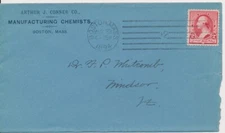 Arthur J. Conner Co. Manufacturing Chemist Boston MA 1894 cover