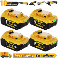20Volt Max 8.0AH Lithium-ion Battery / DCB104  DCB206 DCB205-2 For DeWalt