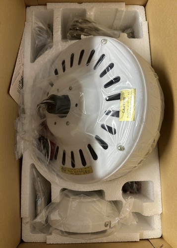 NEW Vintage 1980s Hunter Mayfair Ceiling Fan Model 25459 White Brass 52” 4 Blade - Picture 5 of 6
