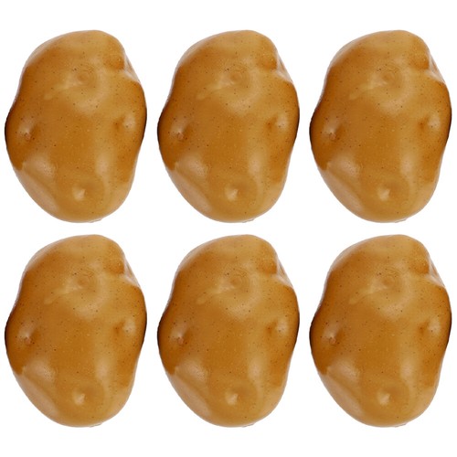 6Pcs Decoration Potato Simulated Photo Prop Photo Decorate