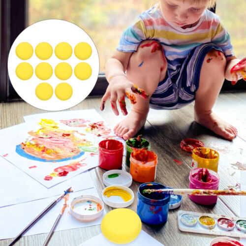  10 pz spugna da colorare bambino spugne da colorare rotonde multifunzionali per bambini - Foto 1 di 16