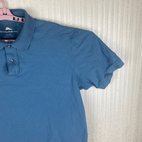 Tommy Bahama Mens Blue Short Sleeve Classic Look Golf Polo Shirt Size XL - Picture 3 of 15
