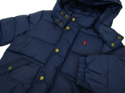 ジャケット・アウター Polo Ralph Lauren hooded puffer jacket Polo Ralph Lauren RLX Orange Down Hooded Winter Ski Puffer Jacket