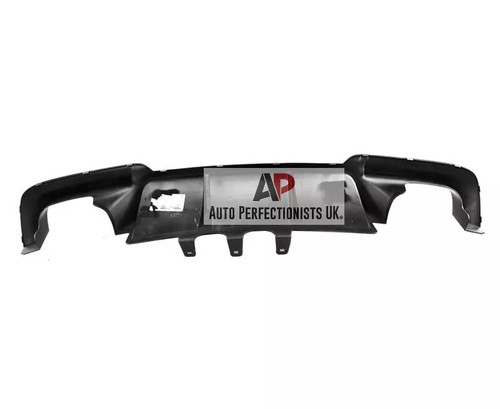 BMW 5 Series M5 F10 F11 M Sport Gloss Black Rear Valance Diffuser Quad Exhaust - Picture 14 of 14