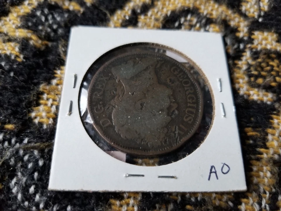 Ireland 1 Penny 1822 Circulated (Impaired) Tariff Incl - Image 2 of 2