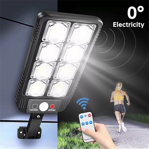 Outdoor Solar Wall Light LED Motion Sensor Bright Flood Street Lamp 3 Modes - Picture 2 of 12