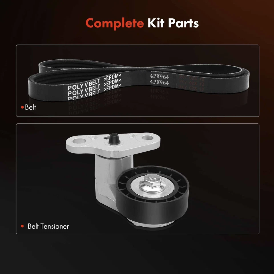 2x Timing Belt Kit for Chevrolet Silverado 1500 Classic GMC Sierra 1500 Cadillac - Image 3 of 4