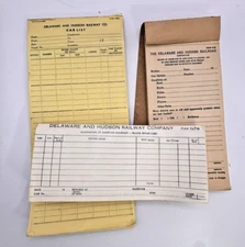Delaware + Hudson Company Railroad Car Repair + Inspection Form Booklets VTG
