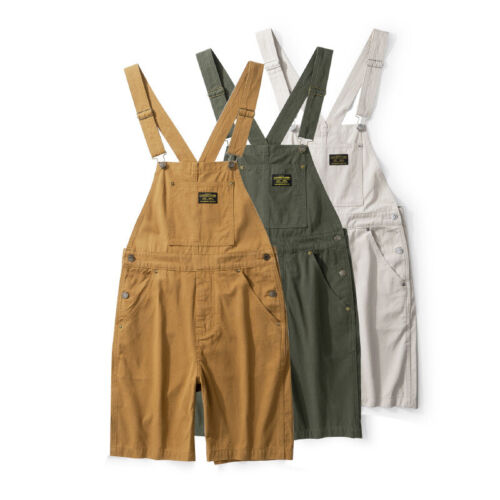 Overalls Hosenträgershorts Arbeitshose Herren Paare Fünfpunkt Overall Freizeithose - Bild 1 von 27