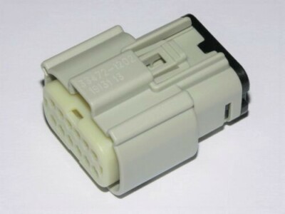 Harley Davidson OEM 72489-07GY Grey Female 12 Wire Molex Connector