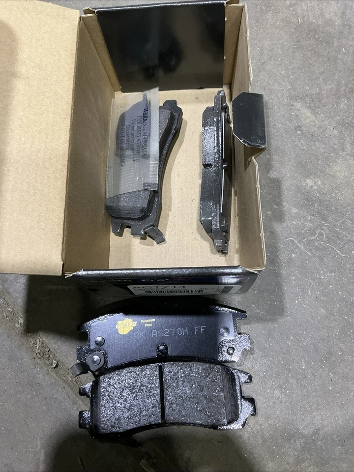 Juego de pastillas de freno de disco para Saturn SL 1991-1998, SL1, SL2 SC1, SC2, SW1, SW2 AKEBONO Foto 2 de 2