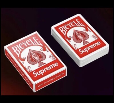 🔥 Supreme Bicycle Mini Playing Cards BRAND NEW SEALED 🔥 FW21