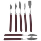 7 Pcs Miniature Painting Tools Scraper Artist Mixing Equipment for Models