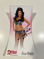 WWE Diva Rosa Mendes Diva Snapshot Trading Card Hand Signed Autograph FCW NXT