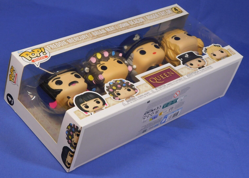 FUNKO POP ROCKS QUEEN 4-PACK "I WANT TO BREAK FREE" FREDDIE BRIAN JOHN ROGER - Picture 4 of 5