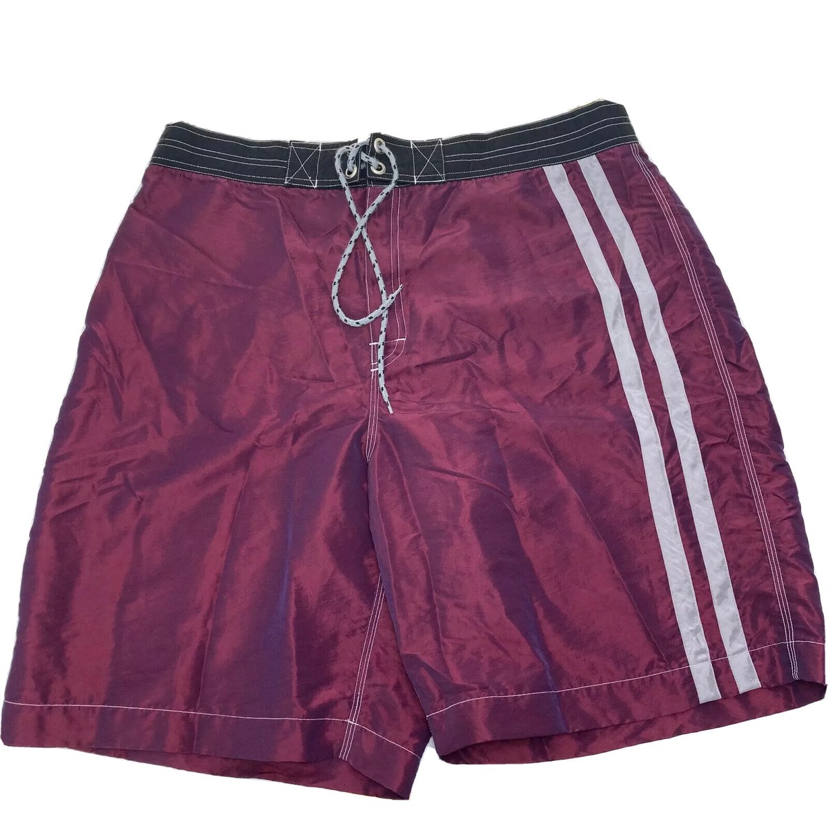 VTG Mens Surf Style Swim Trunks Shorts Size 36 Nylon 90s Y2K