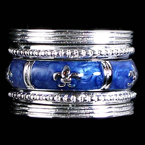 RIBBED NARROW BAND STACK RING_SIZE-6__925 STERLING SILVER - Picture 13 of 13