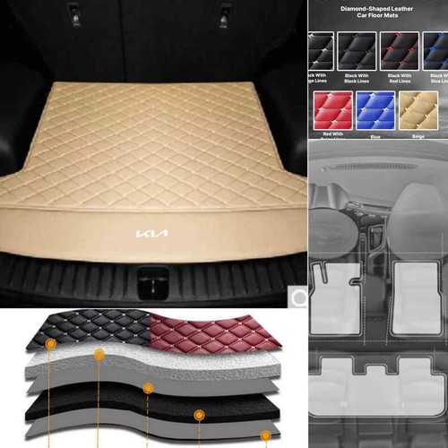 Alfombrillas impermeables delanteras y traseras aptas para todos los modelos KIA para todo tipo de clima - Imagen 19 de 45