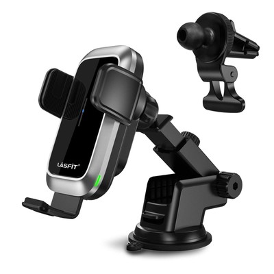 Lasfit Wireless Fast Charger Air Vent Phone Mount Holder for iPhone 13 Pro Max