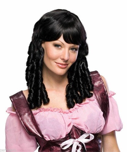 Schwarze Baby Puppe Perücke Ringel Locken Bürgerkrieg Ära Southern Belle Mary Todd Lincoln - Bild 12 von 12