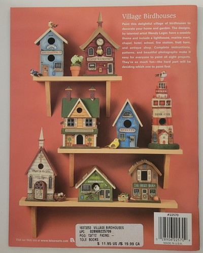 NEW Leisure Arts Decorative Painting Booklets Birds and Bird Houses - Picture 5 of 7