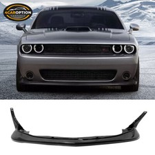 Fits 15-20 Dodge Challenger Front Bumper Lip Spoiler Pu
