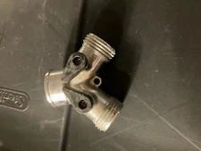 PlumbCraft 7411500N Chrome Plated 'Y' Hose Splitter Connector NEW OLD STOCK *