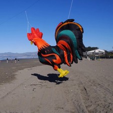 2.8m Rooster Kite Line Laundry Kite Pendant Soft Inflatable 30D Ripstop Nylon